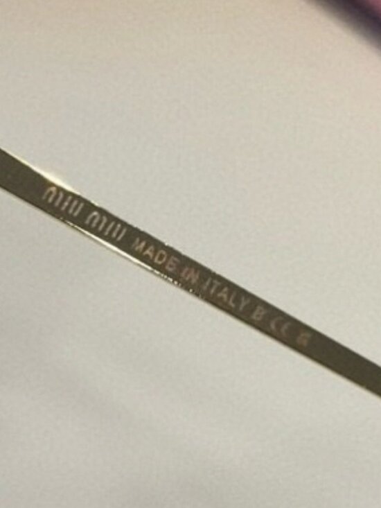 Miu Miu Small Metal-Frame Sunglasses